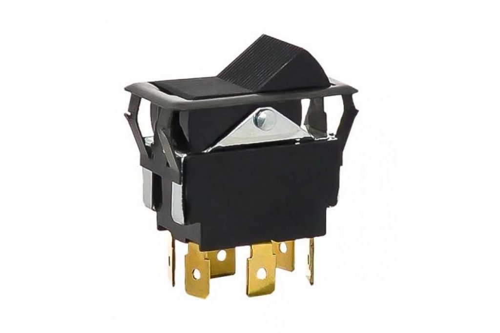 Rocker Blower Switch 6 Terminals 12V DPDT (2601051) AC Parts for
