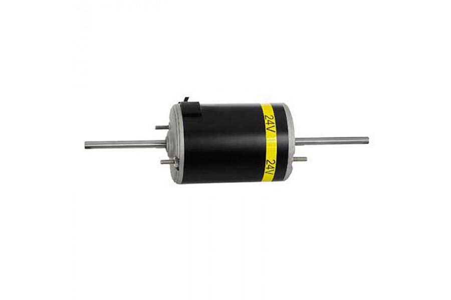 Blower Motor Double Shaft Motor 24V REV 1 Speed (1001046) AC Parts for Auto, Truck, Offroad