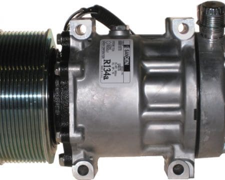 Compressor Series: SD7H15 Compressor Mount Type: SD7 Direct Short Port Angle: V Porting Style: 3/4X7/8 Rotor diameter (mm): 125 Rotor Groove: PV12 Coil Volt: 12V Refrigerant: R134A