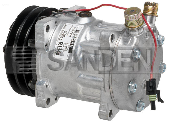 NEW Original Sanden Compressor 4664 (1101233) - AC Parts ... NEW Original Sanden Compressor 4664 (1101233) - AC Parts ...