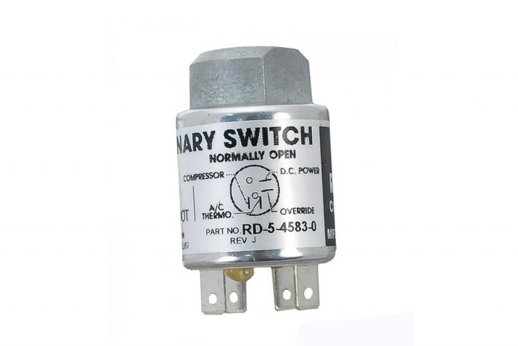 Trinary pressure switch with female fitting and 4 terminal 12 24v