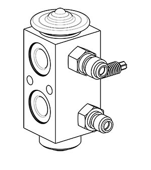 TruckAir Parts 12-2012A - Block Type Expansion Valve 1.5 Ton, O'Ring, With Standard Inlet And Outlet Ports - Foto 11