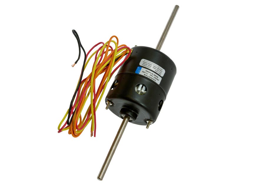 Blower Motor Double Shaft 3/8" DIAMETER, 3 speed 12V RE 4 wVire 3954 (1001226) AC Parts for