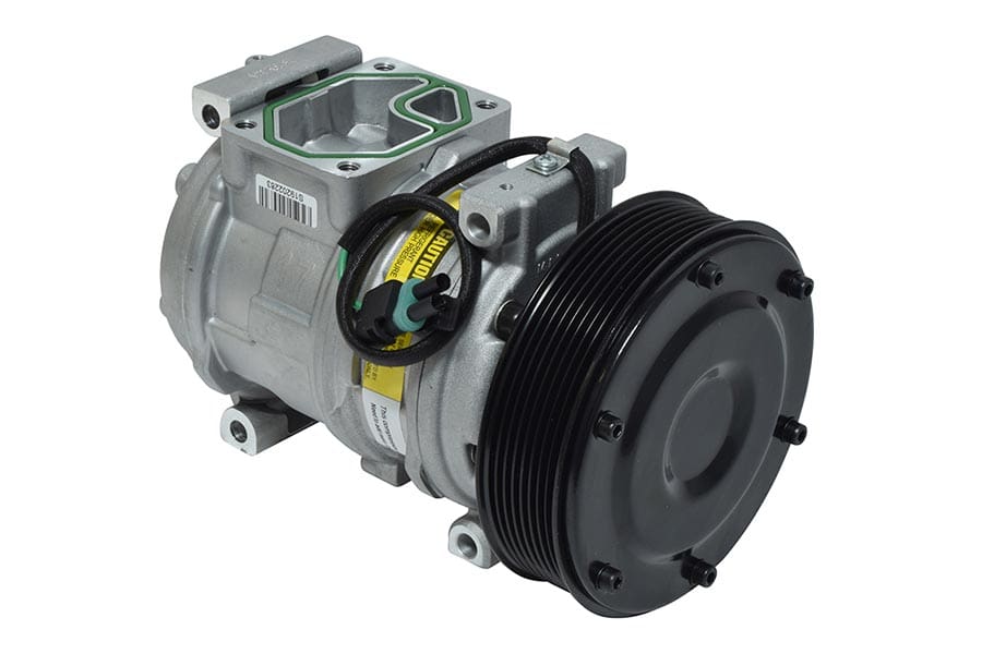 NEW Aftermarket DENSO 10PA17C Compressor 24v 8gr 145mm - AT172975, SE502835 (1401017-1)