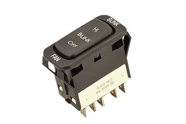 Freightliner Rocker Blower Switch 12V with 10 Terminals (2601056) AC