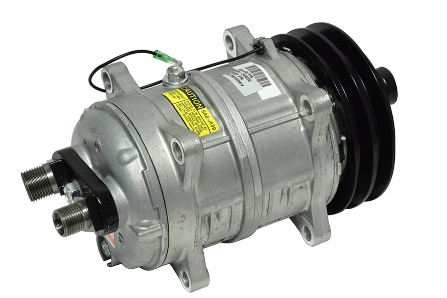 NEW 12v A/C Compressor w/Clutch for Heavy Duty Valeo TM-16 8 Grooves 