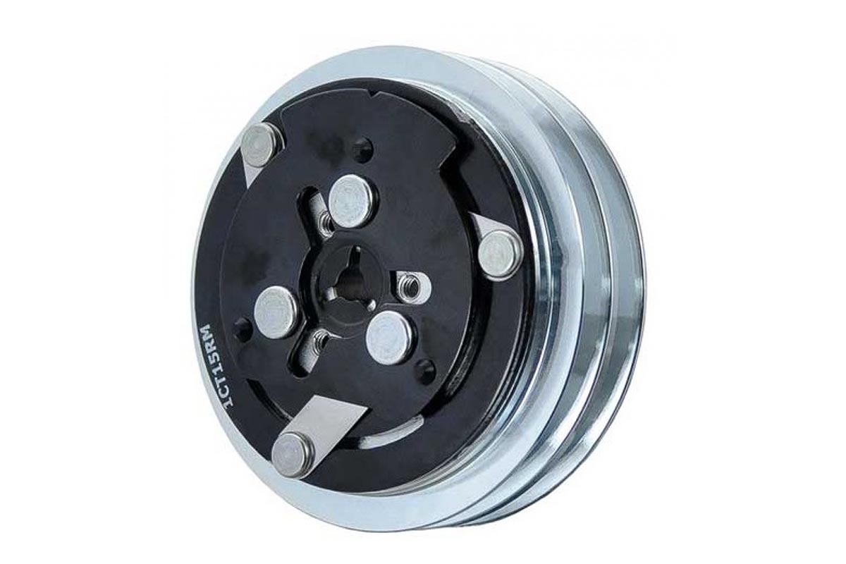 Clutch Assembly NEW Sanden O.E. SD7H15 2 Grooves 12V with 2