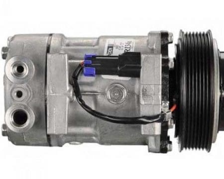 Alternative view of NEW Original Sanden Compressor 4087, 4379, 4388(1101044)