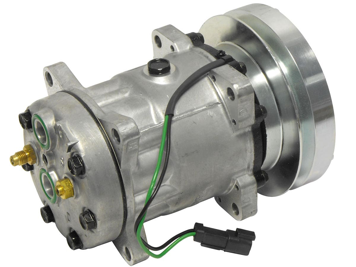 thumbnail image 2 of Sanden 4478 / 4609 AC Compressor With Clutch - NEW OEM - V-Belt, 2 Groove 2 of 6