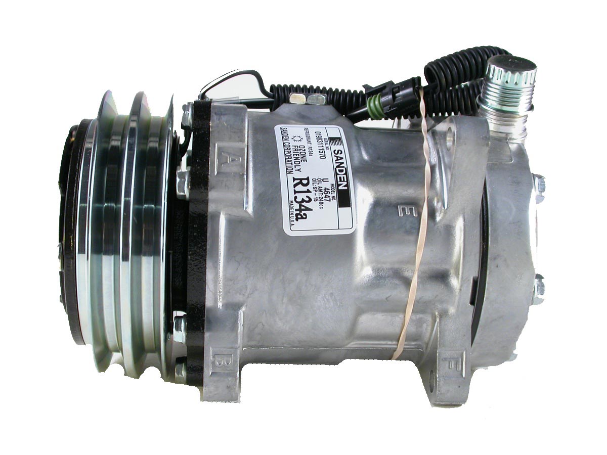 熊の牙 7.5cm-15g NEW Original Sanden Compressor SD7H15 Ear Mount 132mm 2A Grv