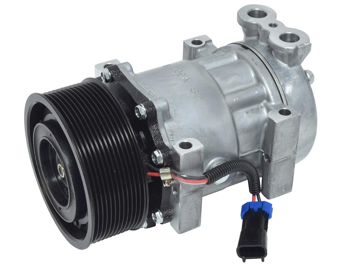 NEW Original Sanden Compressor 4378 (1101142) - AC Parts for