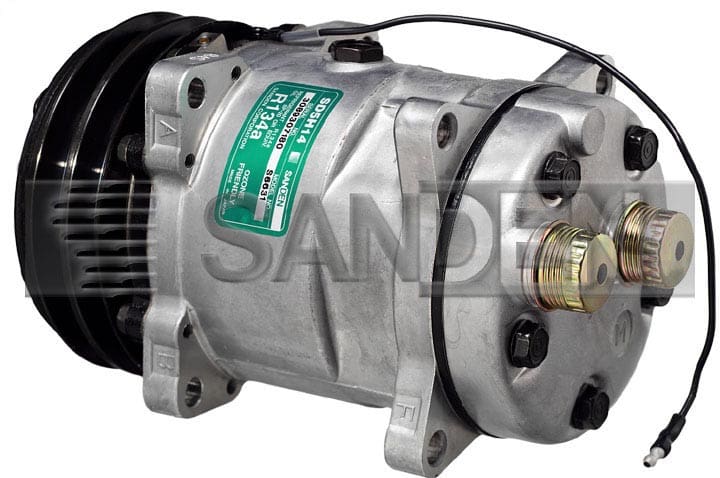 sansan NEW Original Sanden Compressor 6631 (1101361) - AC Parts for Auto