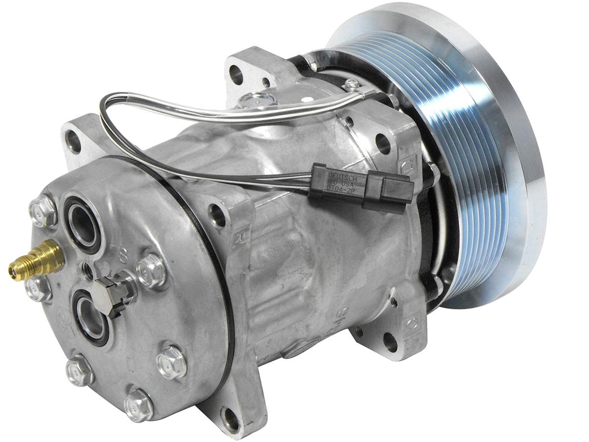 NEW Original Sanden Compressor 4595, 4737 (1101211) - AC Parts for