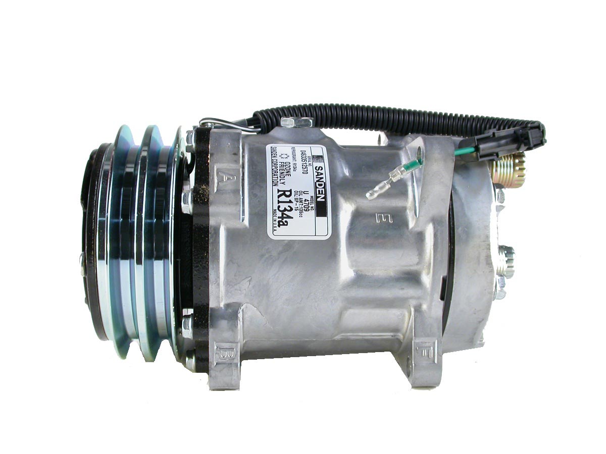 NEW Original Sanden Compressor 4709, 7910, 8268 (1101253) - AC Parts for Auto, Truck, Off-road, AG, & Farm NEW Original Sanden Compressor 4709, 7910, 8268 (1101253) - AC Parts for Auto, Truck, Off-road, AG, & Farm