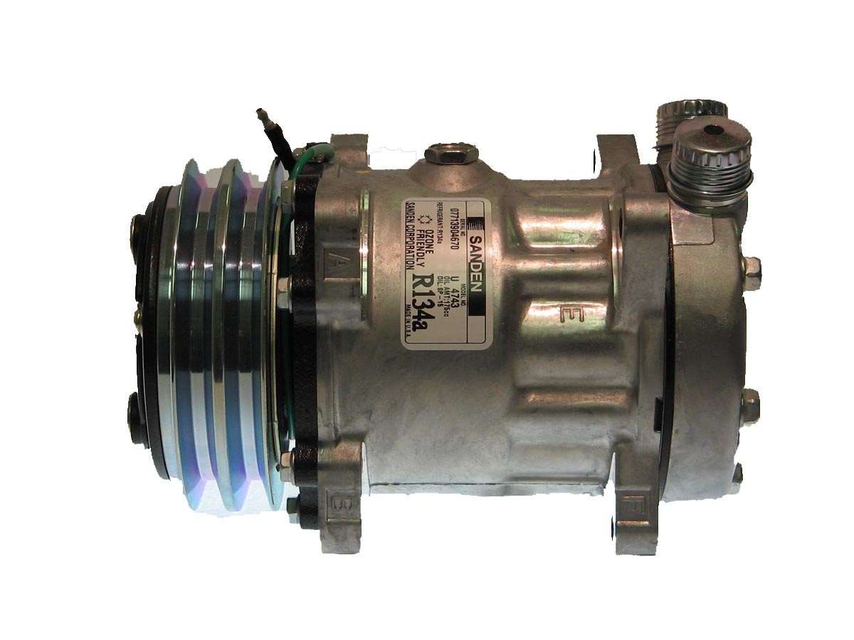 NEW Original Sanden Compressor 4743 (1101266) - AC Parts for