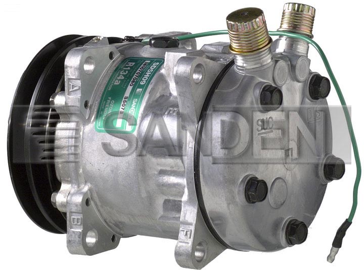 NEW Original Sanden Compressor 5073, 345-4547, 606-1394