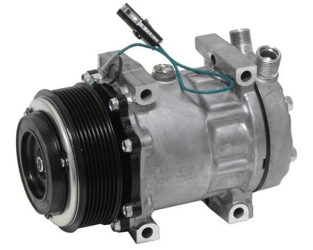 Alternative view of NEW Original Sanden Compressor 4069, 8083 Super Heavy Duty (1101030)