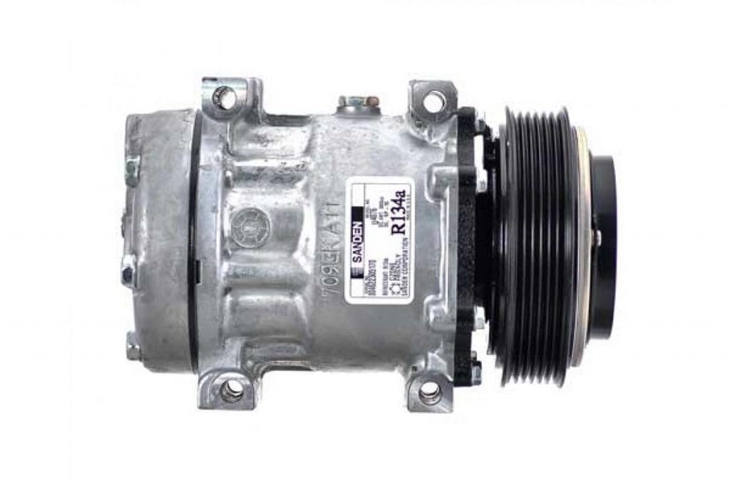 Sanden OEM Compressor With Clutch – Fits 4075, 4352, 4417S – New, USA Made