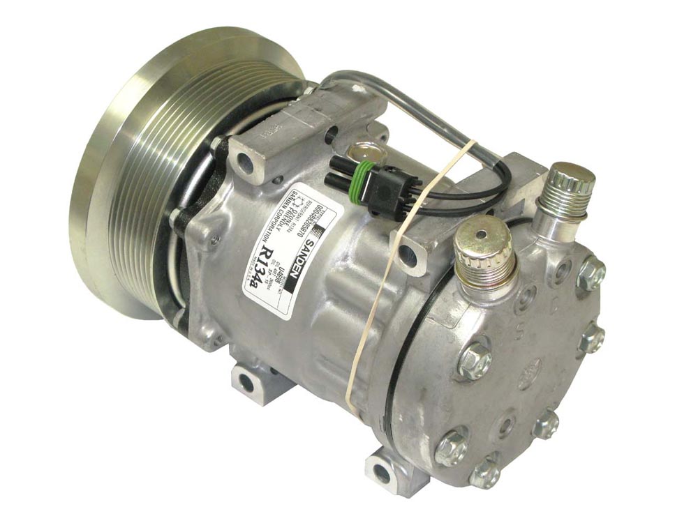 NEW Original Sanden Compressor 4698, RE68372 (1101248) AC Parts for