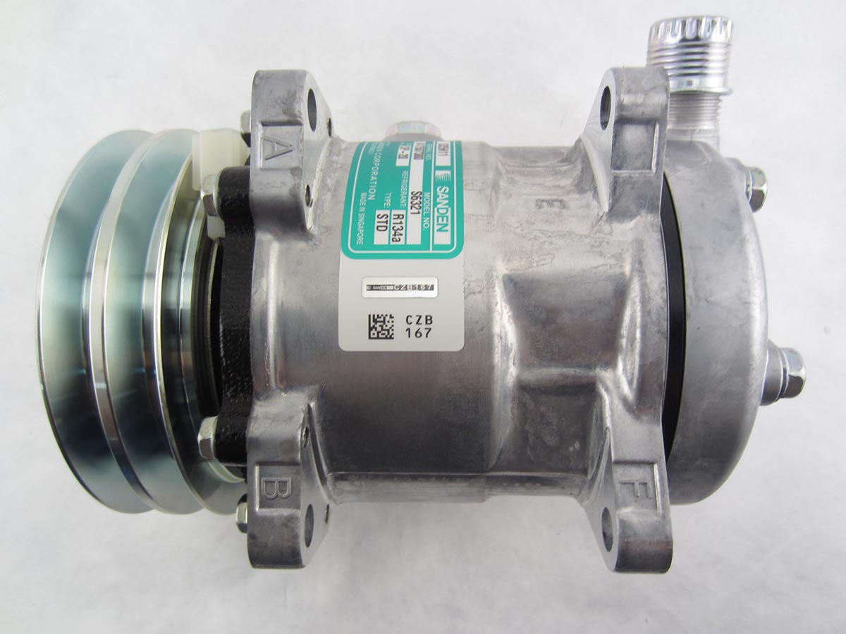 NEW Original Sanden Compressor 6321, 6326, 6333, 6302 (1101348) - AC Parts  for Auto, Truck, Off-road, AG, & Farm