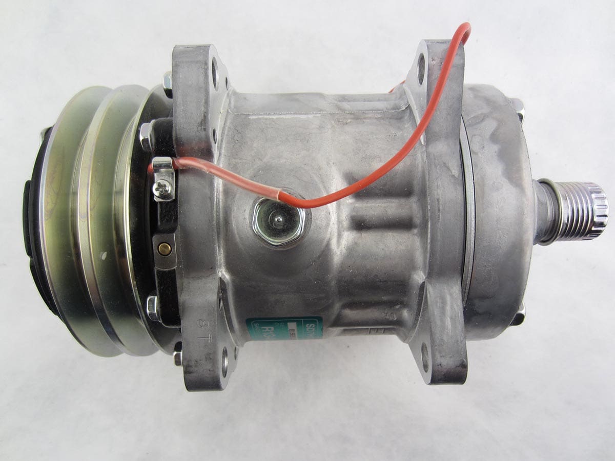 NEW Original Sanden Compressor 7301, 7324 (1101365) - AC Parts for