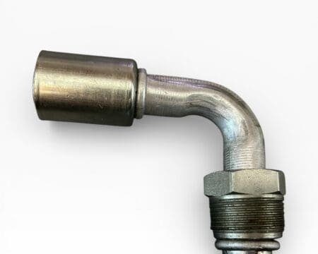 AC Fitting Reduced Aluminum Beadlock 90 Degree Male O-Ring (MOR) #12 RB1424 (1321046)