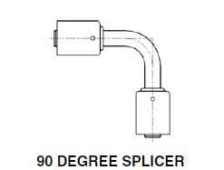 90 DEGREE STEEL BEADLOCK SPLICER