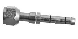 Aeroquip #6 Straight Hose End Black Aeroquip #6 Straight Hose End Black