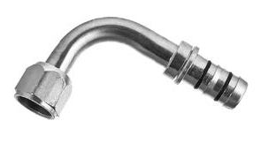 az様用 AC Fitting AeroQuip E-Z Clip – Female O'Ring – 90 Degree