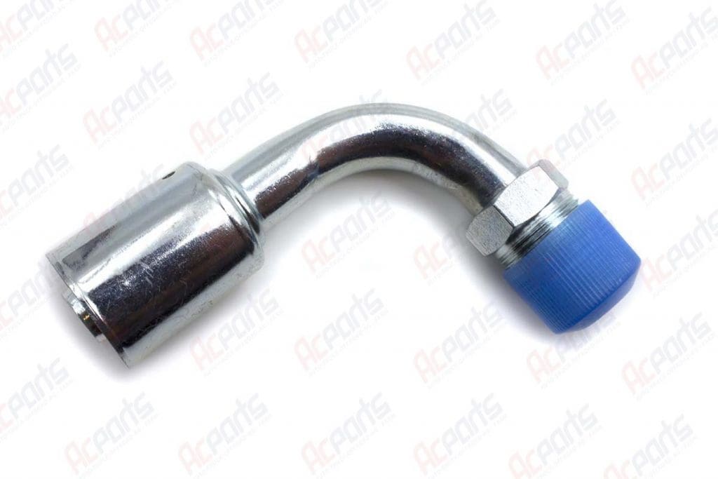 thumbnail image 2 of A/C Hose Fitting – 90 Degree #6 Male Insert Beadlock Crimp With O-Ring 35B1821 2 of 3
