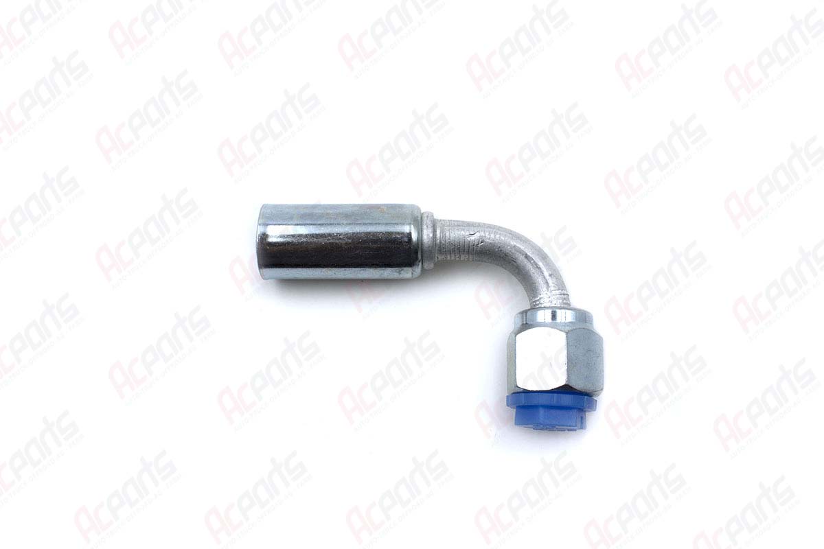 Reduced Beadlock AC Fitting Steel #8 Fem STR Step to #10 Hose 35-R1306-STL 