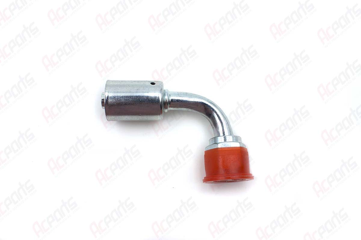 eRiNGo　0308 AC Fitting Reduced Steel Beadlock 90 Degree #10 Female O