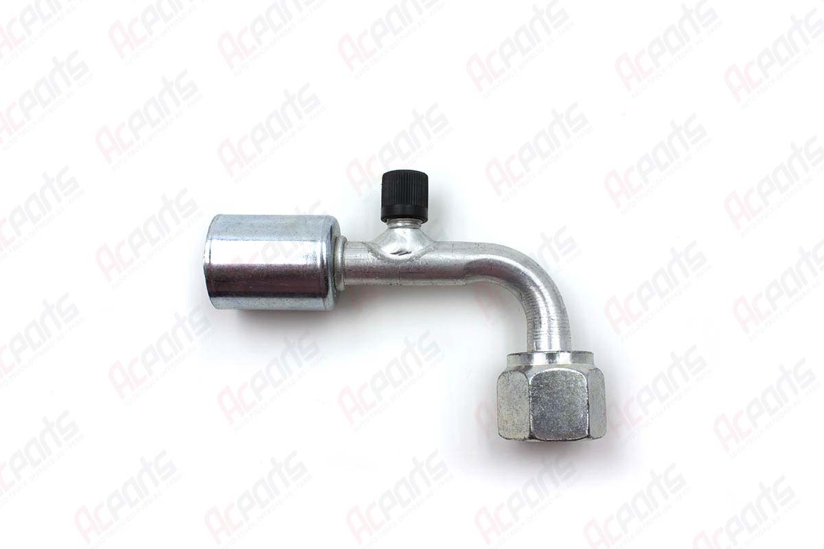 AC Fitting Aluminum Beadlock 90 Degree #10 Female O-Ring