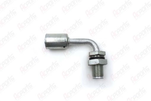 90 Degree Male Insert O-Ring (MIO) - Bulkhead #8