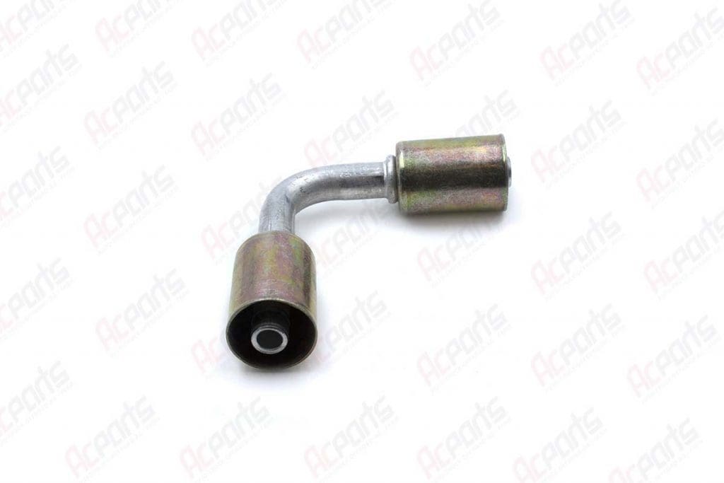 A/C Fitting BEADLOCK 90 DEGREE SPLICE CRIMP ON #8 BARRIER HOSE SPLICE BL6122