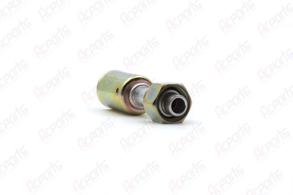 AC Fitting Aluminum Beadlock Straight #8 Female O-Ring (FOR