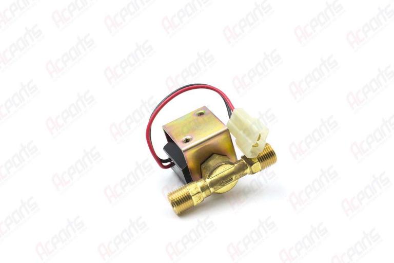 Refrigerant Solenoid Valve 12V with No. 6 Male Insert ORing, R12/R134a