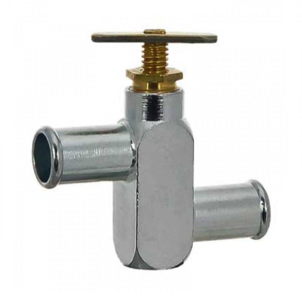 Fitting Steel InLine Shut Off Valve 5/8" x 5/8" ( Heater Hose