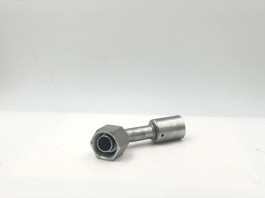 Beadlock AC Crimp Fittings Hose Splice Straight #8 #10 R134a Service Ports