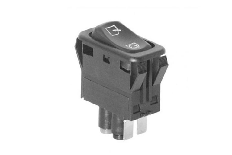 Freightliner Rocker Blower Switch 2 Terminals 12V (2601058) AC Parts