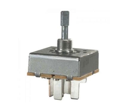 BLOWER SWITCH Rotary Style MACK TRUCK 12V Knob Type with 6-Terminal (2601086)