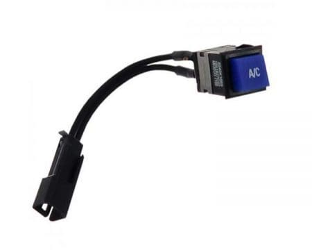 Switch A/C , Push Button Illuminated, 2 wire, 12v, 1239,  Navistar Trucks 1661427-C92 ( 2601179 )