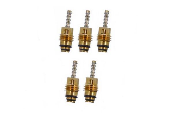 Langgg Car A/C Air Conditioning Valve Core High Pressure Service Schrader Valves Good Sealing Rustproof Heat Resistant Cores Replace
