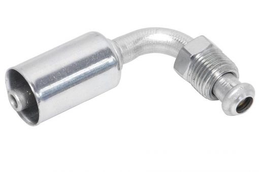 FITTING ALUMINUM BEADLOCK , 90 DEGREES #6 MALE FLARE  MF  X #6   BL1221 (1311027)