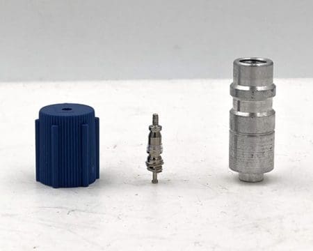 SERVICE VALVE WELD ON LOW SIDE (13MM) w/VLV CORE ALUMINUM (1361046)